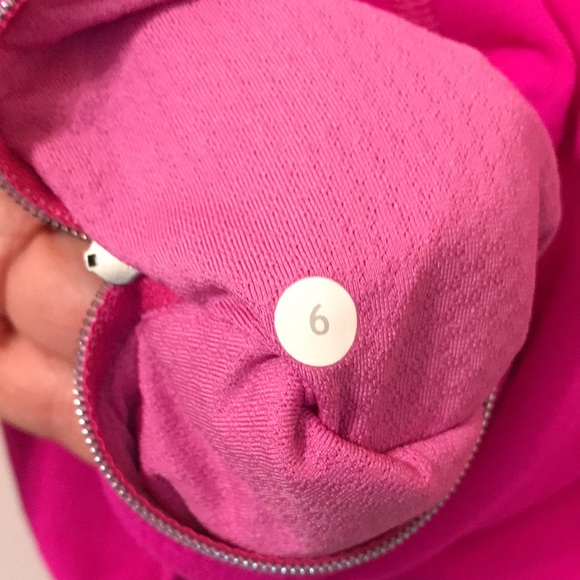 lululemon Paris Pink Run Your Heart Out Pullover Sz 6 - Picture 4 of 9